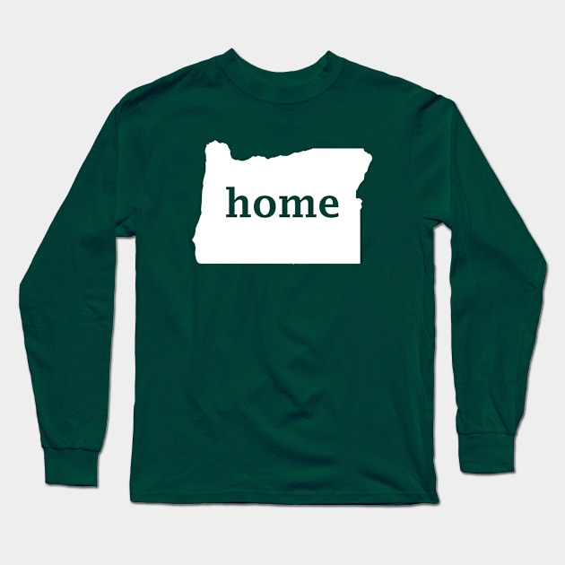 Oregon Home Long Sleeve T-Shirt by TBM Christopher